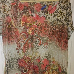 Embellished knit top